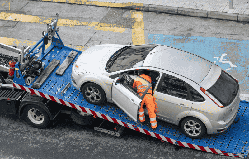towing car towing car
